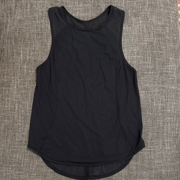 lululemon athletica Tops - Lululemon Black Loose Fit Athletic Tank Top Running Yoga Gym